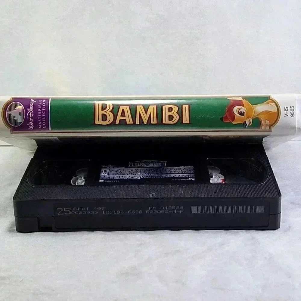 Disney's Bambi VHS 1997 Collecters Stamp 55th Anniversary Masterpiece Edition